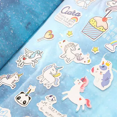$2.09 • Buy Unicorn Cute Stickers Paper Lover Stationery Bullet Journal Japanese Diary Gift 