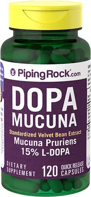 DOPA Mucuna Pruriens 350 Mg Standarized 120 Caps (Velvet Bean) By Piping • $18.95