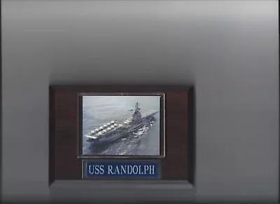 Uss Randolph Plaque Cv-15 Navy Us Usa Military Aircraft Carrier Ship • $4.99