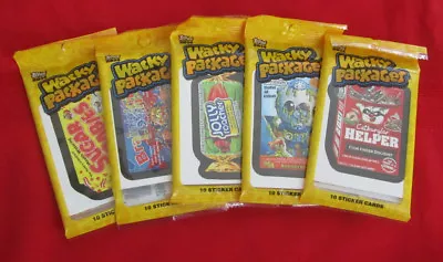 Wacky Packages Ans12 5 Sealed Unopened Packs In Excellent Condition • $24.95