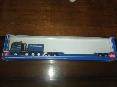 £48 • Buy 3931 Siku Super Series 1:50 Man Heavy Haulage Lorry With Low Loader Trailer Rare