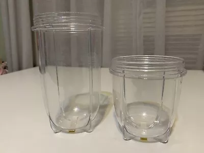 Magic Bullet Blender Replacement Cups Two (2) Small/Tall Cups For MB1001 • $4.50