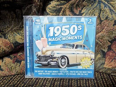 1950's Magic Moments (2 CD Set 40 Songs) BRAND NEW SEALED • $18