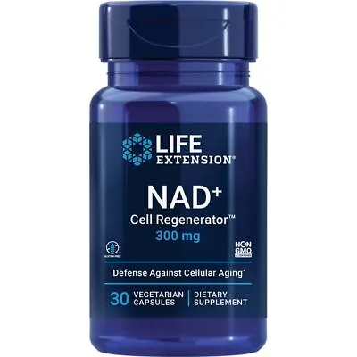 Life Extension Nad+ Cell Regenerator 300 Mg 30 Veg Caps • $40.50