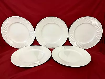 Mikasa Italian Countryside Set Of 5  White Dinner Plates 11  DD900 • $54.95
