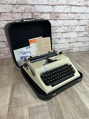 £49.99 • Buy Vintage Erika Model 150 155 Portable Mechanical Typewriter Case Manual GDR Retro