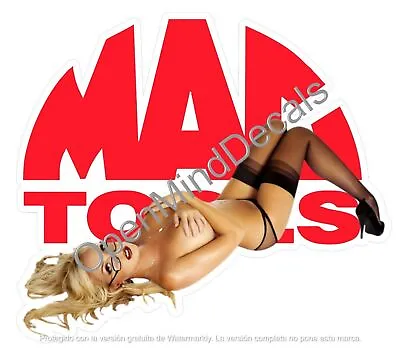 Mac Tools Sticker Decal Sexy Girl Mechanic Toolbox Sign Chest Usa • $4.95