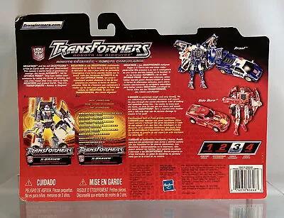 Vintage Transformers RID X-Brawn Deluxe Class Card Back Package 2001 • $19.99