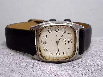 Men's Vintage SHARP Watch W/ New Battery - Works Great! • $16.58