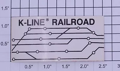 K-Line K0121-SWB K-line Railroad Switch Board Sticker • $1.20