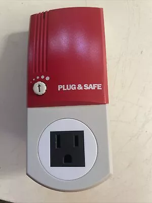 Plug & Safe PS8 Red Home Motion Detector Infrared No Box • $14.99