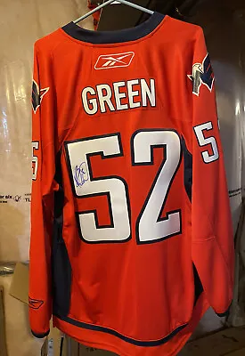 MIKE GREEN SIGNED WASHINGTON CAPITALS HOCKEY JERSEY W/TAGS! AUTHENTIC • $137.40