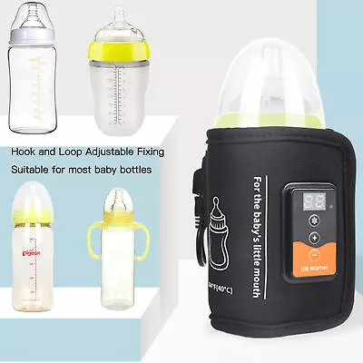 Milk Bottle Warmer Bag Toxic Insulated Feeding Bottle Warmer For Car • £19.19