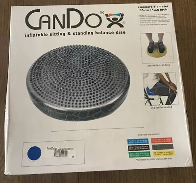 CanDo Sitting And Standing Balance Disc-14  (35 Cm) Diameter BLUE 30-1870B NEW • $19.99