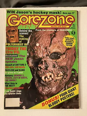 $13.45 • Buy Gorezone No. 2 - July 1988 FRIDAY THE 13TH PART 7