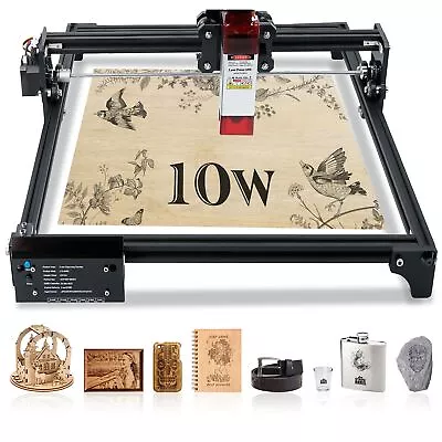 10W Actual Output Laser Engraver Machine For DIY Engraving Cutting 40x40cm • £189