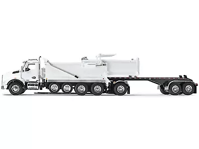 First Gear 60-1279 Kenworth T880 Quad-Axle Dump Truck And Trailer 1/64 • $183.99