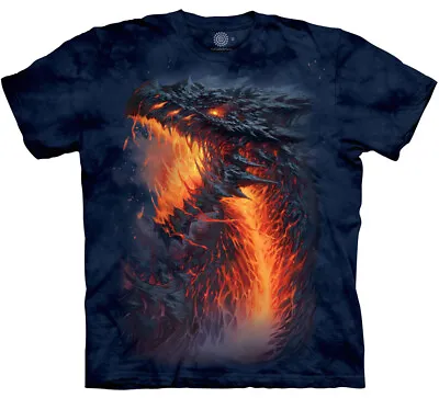 Dragon Lavaborn Fire Breathe Legendary Magical The Mountain Fantasy Shirt S-4X • $29.71