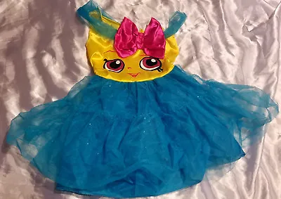 $19.99 • Buy SPIRIT HALLOWEEN Cupcake Queen Shopkin Costume W/Headband - Size 4-6X S/P(GIRLS)