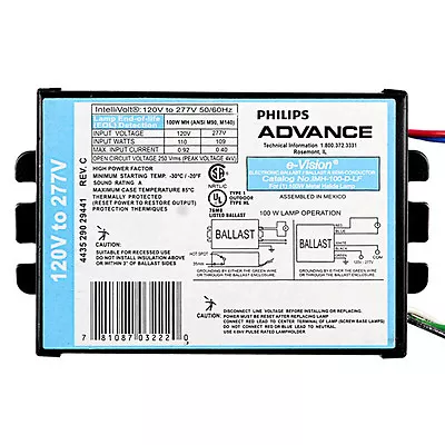 IMH-100-D-BLS Philips Advance MH HID 100W Electronic Ballast 120-277V • $75