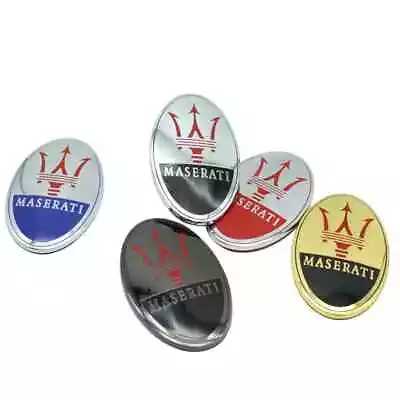 Car Front Hood Stickers Emblem Decals For Maserati Quattroporte Levante Ghibli • $27.97