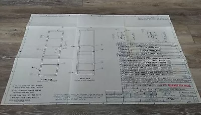 Disney WED Enterprises 1982 EPCOT COMMUNICORE Audio Blueprint Document #3 Prop • $149.95