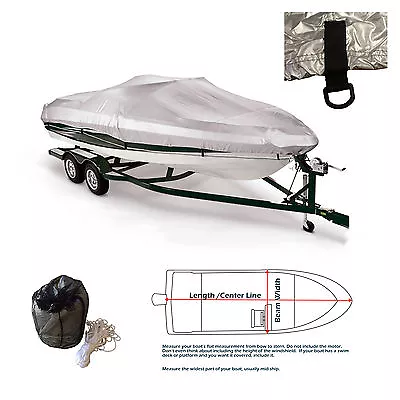 New V-Hull Fishing Ski Storage Mooring Boat Cover Fits 22' -24.5'L 108 Width • $99.95