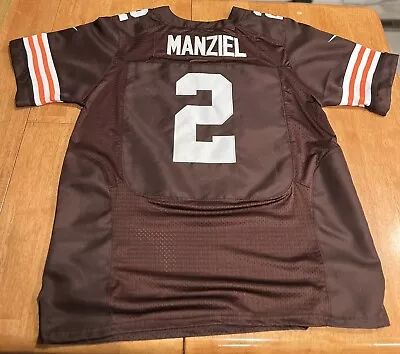 Browns Johnny Manziel Nike Sewn Size 48 Jersey • $45