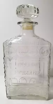 Vintage I. W. Harper Kentucky Bourbon Whiskey Heavy Glass Decanter W/Stopper • $35.10