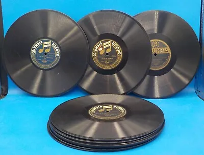 Random Lot Of 12- 1910s -1930s  POPULAR (POP) 78 RPM Records FREE SHIPPING • $39.99