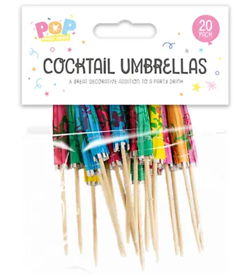 £2.59 • Buy 20 Cocktail Umbrellas Party Drink Decoration Umbrella Parasols Wedding Hen Do