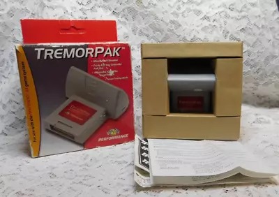 New In Box Tremor Rumble Pack For N64 Nintendo 64 Made By Performance • $24.95