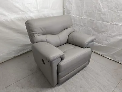 G Plan Stratford Cambridge Grey Leather Power Recliner Chair RRP £2199.99 • £859.99
