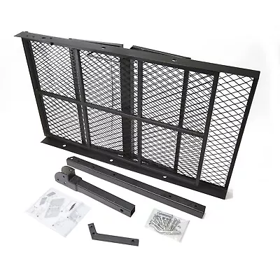 660 Lb Foldable Wheelchair Scooter Disability Carrier Rack Luggage Mobility Ramp • $126.35