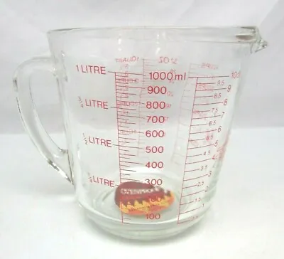 Rare Vintage Fire King Glass Measuring Cup 4-Cup 32 Oz #499 NOS Anchor Hocking • $29.99
