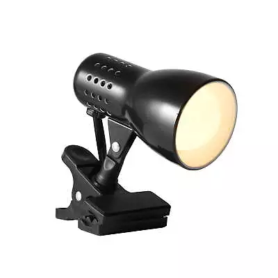 Mainstays 5  Metallic Black Adjustable Mini Clip Lamp With LED Bulb Included USA • $14.08