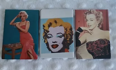 Vintage Marilyn Monroe Refrigerator Magnet Lot 3 Color Ata Boy Inc Estate Warhol • $24.99