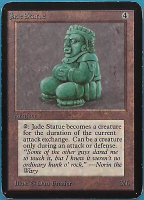 Jade Statue Alpha HEAVILY PLD Artifact Uncommon MAGIC CARD (ID# 456191) ABUGames • $124.86