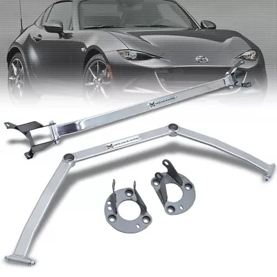 Megan Front/Rear Upper Strut Tower Brace Bar For 16+ MX-5 Miata ND (CLUB/BREMBO) • $187.14