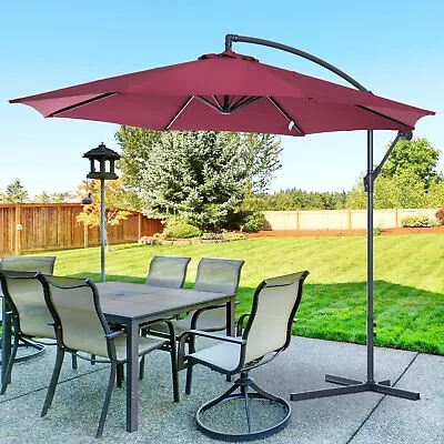 3m Garden Parasol Sun Shade Umbrella • £93.40