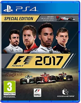 PS4 F1 2017 Formula One Special Edition Playstation 4 Racing GAME GRAND PRIX • $54.84