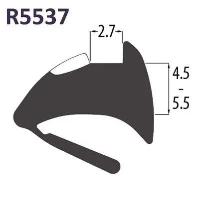 £1.51 • Buy R5537 Black Wedge Upvc Window Door Rubber Gasket Seal