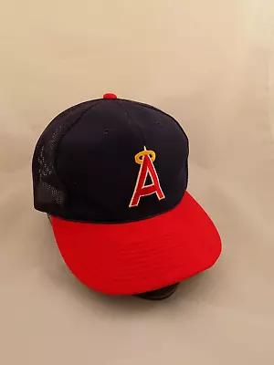 Vintage  Anaheim Angels Snapback Mesh Back Cap-Sports Specialties MLB Size Large • $13.99