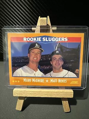 1988 Score #648 Mark McGwire Matt Nokes Oakland Athletics Detroit Tigers • $0.99