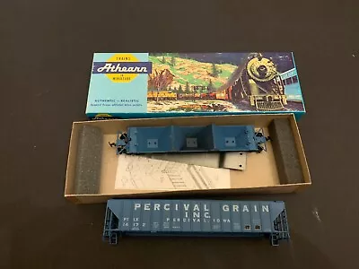 Vintage Athearn HO Scale Percival Grain Inc. Hopper Percival Iowa PTLX 14172 • $35