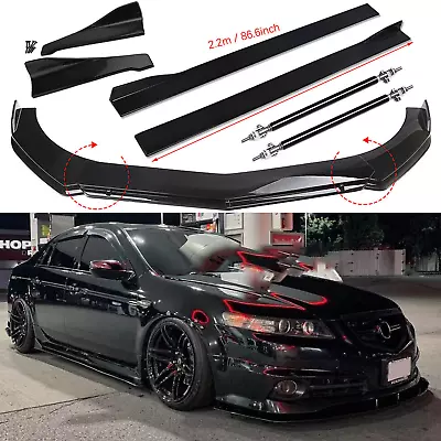 For Acura TL TLX ILX Front Bumper Lip Spoiler Splitter Body Kit/Side Skirt Body • $99.99