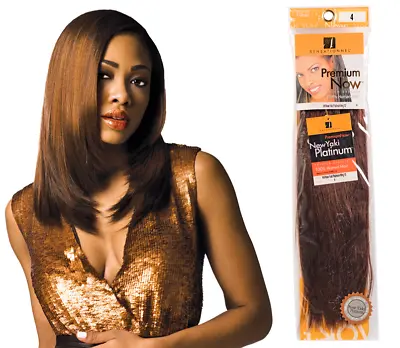 £25.59 • Buy Sensationnel Premium Now Yaki Platinum 100% Human Hair Weave 8-18 Inch UK Seller