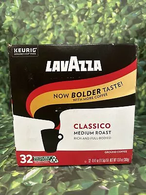 Lavazza Classico Single-Serve 32 Coffee K-Cup Pods For Keurig Brewer Classico • $18.99