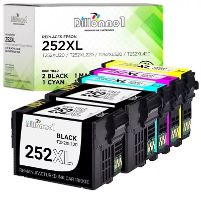 Replacement For Epson T252XL 252XL 252 Ink Cartridge 7210 7720 7710 7710DWF • $24.75