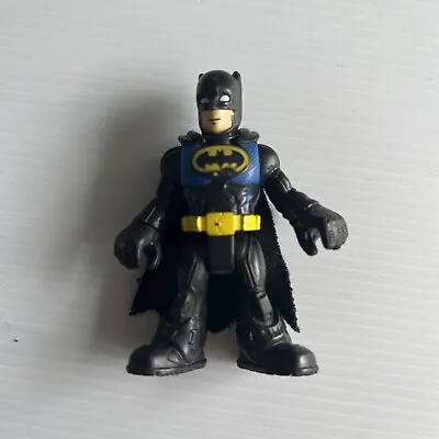 Imaginext DC Super Friends Batman Action Figure 3  Black Blue Yellow • $14.95